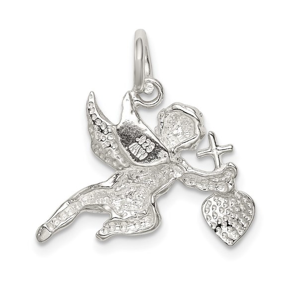 Sterling Silver Cupid Charm - Picture 3 of 4
